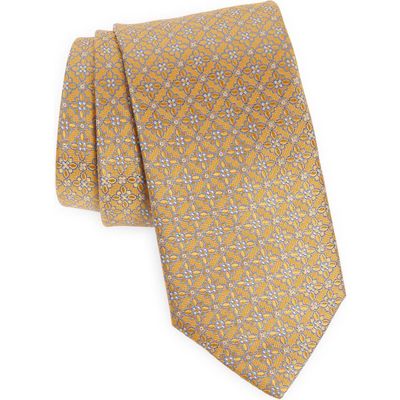 Eton Silk Tie in Yellow