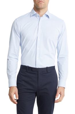 Eton Slim Fit Pin Dot Dress Shirt in Lt/Pastel Blue