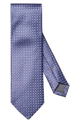 Eton Square Neat Silk Tie in Medium Purple