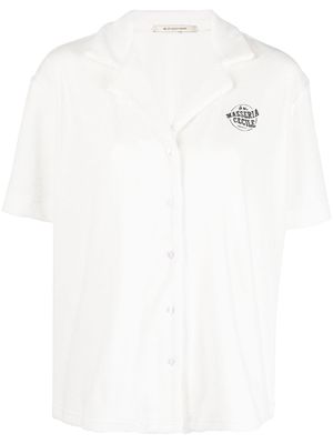 Être Cécile embroidered-logo short-sleeve shirt - White