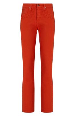 Etro Barbara High Waist Stretch Denim Skinny Jeans in Red 600