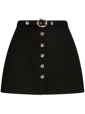 ETRO belted mini skirt - Black