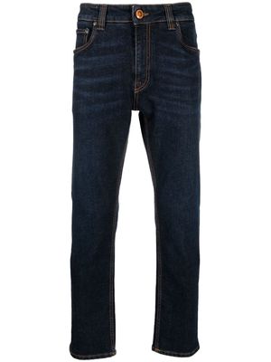 ETRO BenEtroEssere logo-applique jeans - Blue