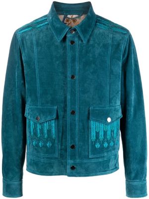 ETRO button-down fitted jacket - Blue