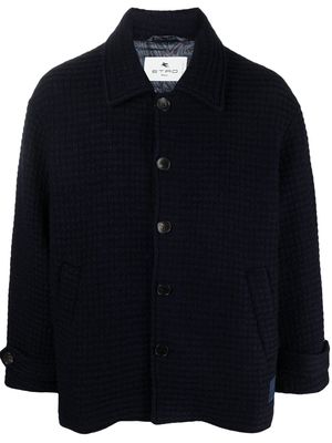 ETRO button-down knit cardigan - Blue