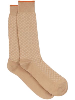 ETRO check-pattern knit socks - Neutrals