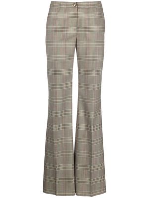 ETRO check-pattern straight-leg trousers - Neutrals