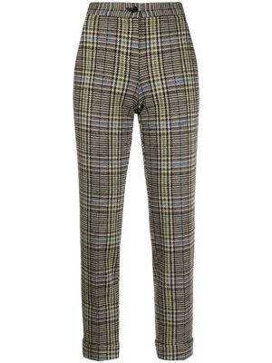 ETRO checked cropped trousers - Neutrals