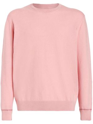 ETRO cotton crew-neck jumper - Pink
