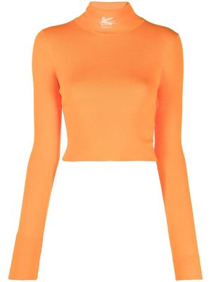 ETRO cropped knitted top - Orange