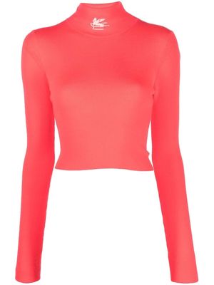 ETRO cropped knitted top - Pink