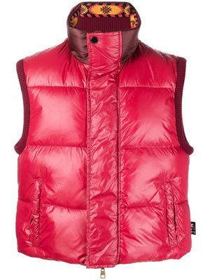 ETRO cropped padded jacket - Red