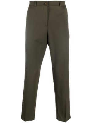 ETRO cropped straight-leg trousers - Green