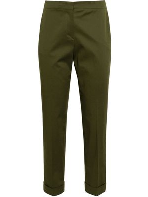 ETRO cuffed tapered trousers - Green