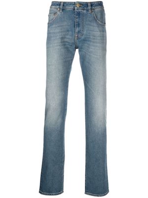 ETRO embroidered faded-wash detail jeans - 201 BLUE