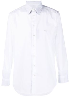 ETRO embroidered-logo cotton shirt - White