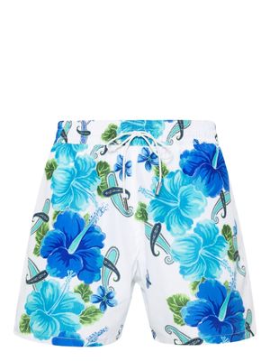 ETRO floral paisley-print swim shorts - Blue