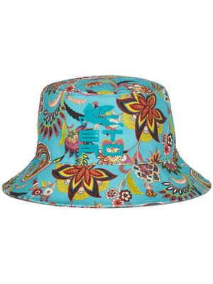 ETRO floral-print bucket hat - Blue