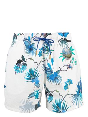 ETRO floral-print swim shorts - White