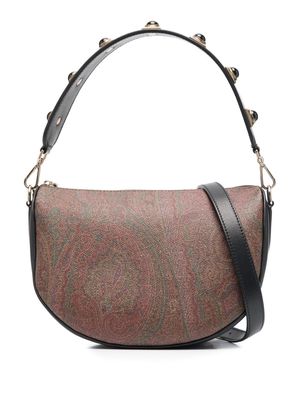 ETRO gem-embellishment crossbody bag - Brown