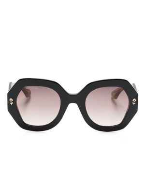 ETRO geometric-frame sunglasses - Black