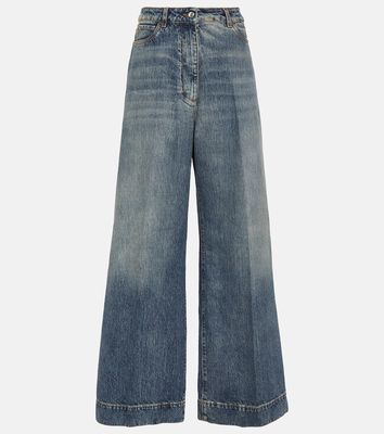 Etro High-rise wide-leg jeans