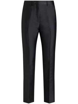 ETRO high-waist cigarette trousers - Black