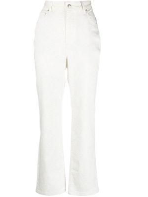 ETRO high-waist cropped jeans - White