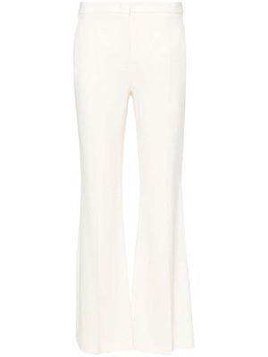 ETRO high-waist flared trousers - White