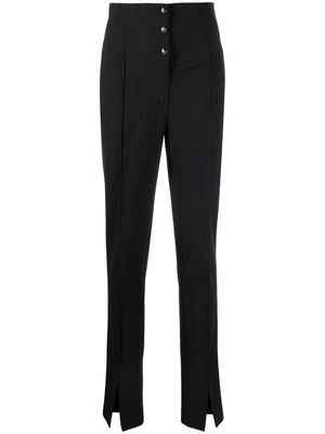 ETRO high-waist slim-fit trousers - Black