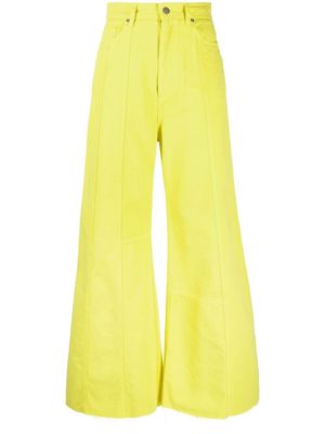 ETRO high-waisted wide-leg trousers - Yellow