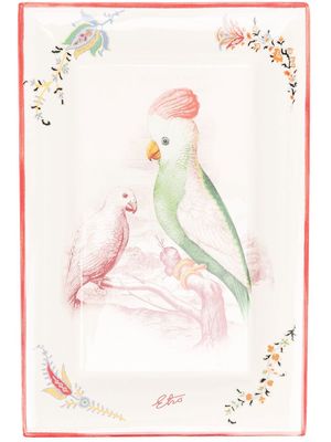 ETRO HOME bird-print trinket dish - Neutrals