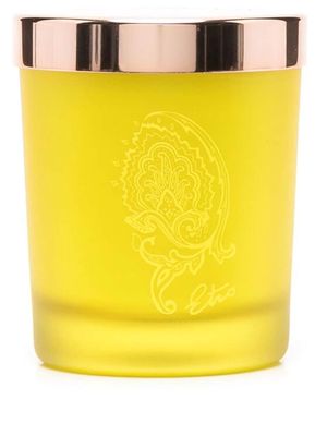 ETRO HOME engraved-logo glass candle - Yellow