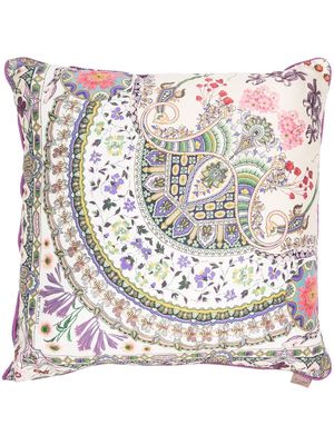 ETRO HOME floral-print cushion - Neutrals