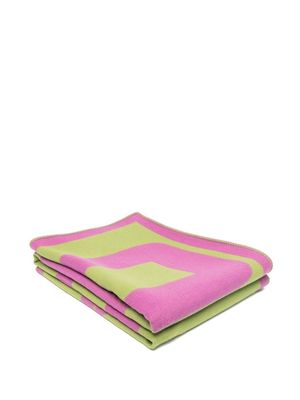 ETRO HOME Pegaso wool-cashmere blanket - Green