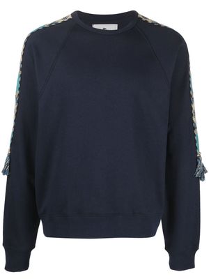 ETRO ikat-print sweatshirt - Blue