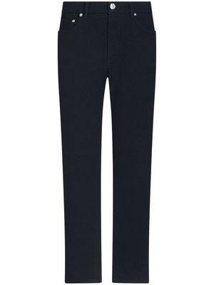 ETRO jacquard-patterned slim-fit jeans - Blue