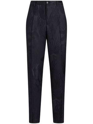 ETRO jacquard tailored trousers - Black