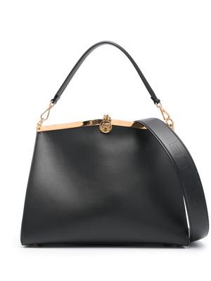 ETRO large Vela leather bag - Black