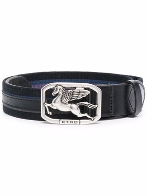 ETRO logo-buckle belt - Black