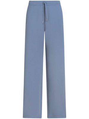 ETRO logo-embroidered cotton track pants - Blue