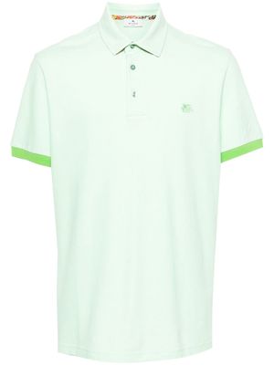 ETRO logo print cotton T-shirt - Green