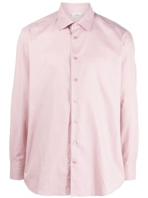 ETRO long-sleeve cotton shirt - Pink