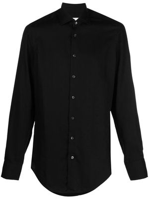 ETRO long-sleeve lyocell shirt - Black