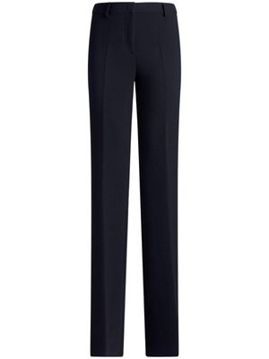 ETRO long tapered-leg trousers - Blue
