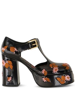 ETRO Mary Jane 110mm embroidered pumps - Black