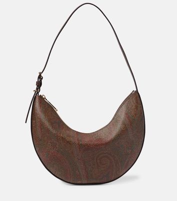Etro Medium paisley leather shoulder bag