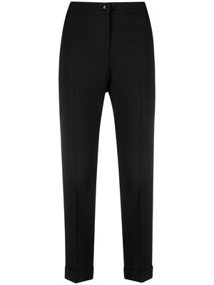 ETRO mid-rise slim-cut trousers - Black