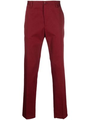 ETRO mid-rise stretch-cotton chinos - Red