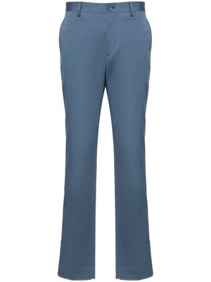 ETRO mid-rise twill chino trousers - Blue